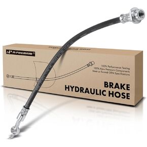 A-Premium Rear Driver or Passenger Brake Hydraulic Hose Compatible with Select Infiniti Models - M35h 2012-2013, M37 M56 2011-2013, Q50 2014-2019, Q60 2017-2019, Q70 2014-2019, Q70L 2015-2019