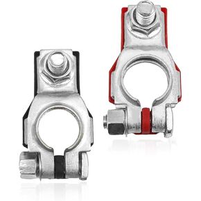Battery Terminals for Nissan - Positive and Negative Compatible With Nissan Infiniti Toyota Lexus 243407F000, 243407F001, 1 Pair