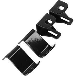 Gloss Black Motorcycle Saddlebag Lock Security Hardware Mounting Bracket Kit for Harley Touring Road King Street Glide Electra Glide Road Glide 1999-2007