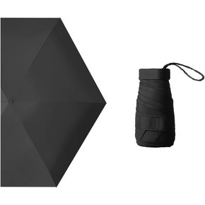 LCY Compact Anti-UV Folding Parasol Umbrella Small Lightweight Sun & Rain Umbrella