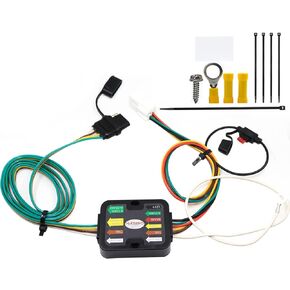 Custom-Fit 4 Pin Flat Vehicle Trailer Wiring Connector Harness Kit for Subaru Ascent, Forester, Outback, Crosstrek