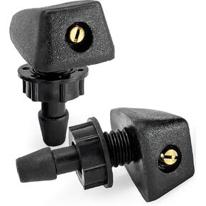 Universal Windshield washer nozzles 2-Pack, Adjustable Wiper water Sprayers, Fits Most Cars & Trucks – Windshield washer vehicle accessories