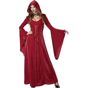 Women's Crimson Robe Adult Costume