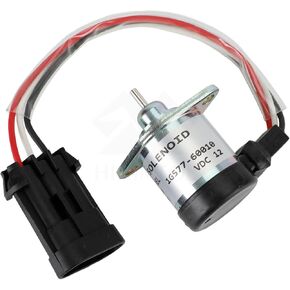 12V 1G577-60010 1G577-60011 6689034 2536022 منع تسرب الوقود الملف اللولبي لكوبوتا V3300 V3800 محرك البوبكات S220 S250 S300 S330 S750 S770 S850 T250 T300 T320 T750 T770 T870 A30 0 ايه 770 لودر
