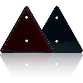 Reflector Triangle Screw on Safety Screw-Mount for golf cart Trailer Trucks Snow-Machine