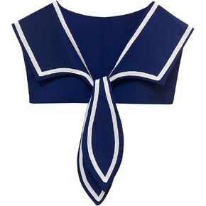 Sailor Collar for Women Top Fake Collars Cute False Collar Lady Fashion Shawl for Girl