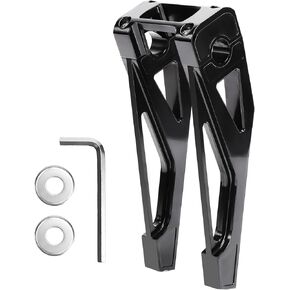 kykykm 8" Tall Handlebar Risers 1" Clamps Pullback Riser Fit 2018-Up Harley Davidson Softail Standard Street Bob Low Rider FXST FXBB FXLRS FXLRST Models One-Piece Handlebar Relocation Kit Gloss Black