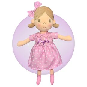 Heart Surgery Gift for Kids - Personalized Surgery Baby Doll - Heart Anniversary Gifts - Great Heart Surgery Gift - Confidence Building Tool - Baby Heart Warrior Gifts by Kikilishop (Lavender Dress)