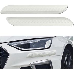 2PCS Car Bumper Guard,Anti-Collision Car Bumper Protector Guard Anti-Scratch Rubber Bumper Strip,Universal Front & Rear Bumper Protector for Cars Trucks SUVs Pickups (Black)