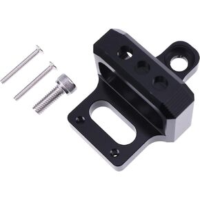Solenoid Valve Mount Holder Bracket Billet 3 Port for Mac AEM Boost Controller, CNC Billet Aluminum Black