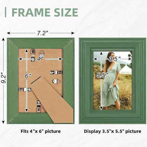 إطار ملصق مقاس 24 × 36، زجاج شبكي عالي الوضوح لإطار مقاس 24 × 36، إطارات ملصقات عتيقة مقاس 24 × 36 بوصة نمط ريفي متعثر، عرض مثبت على الحائط، أزرق داكن، عبوة واحدة in Kuwait