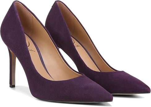 Sam Edelman Women's Hazel Pump, Winter Violet Suede, 8.5 Wide in Saudi Arabia