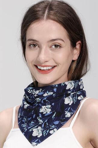 100% Mulberry Silk Scarf Mask with Filter Pocket, UV Protective Neck Gaiter with Adjustable Ear Loops in Saudi Arabia