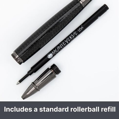 USA Super Mega Carbon Fiber/Gunmetal Trim Rollerball Pen in Saudi Arabia