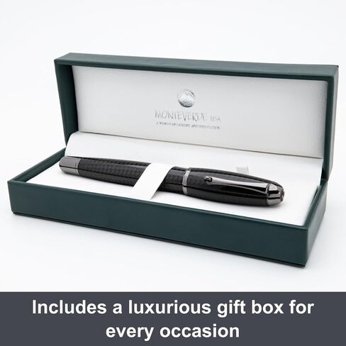USA Super Mega Carbon Fiber/Gunmetal Trim Rollerball Pen in Saudi Arabia