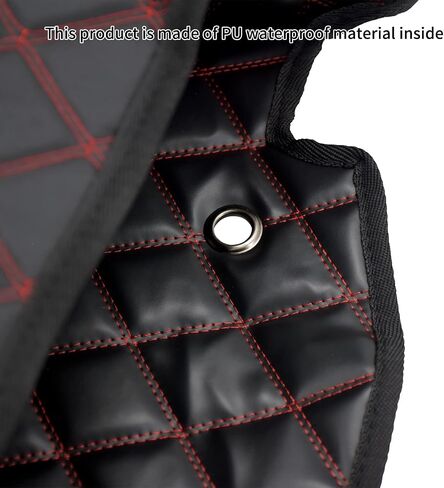 Motorcycle Drop-in Saddlebag Liners Non-Stretched Non-Tapered Fits for Harley Facotry Saddlebag Bottoms Touring Road King Road Glide Street Glide Electra Glide 2014-2023 (Red Thread) in Saudi Arabia