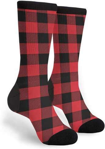 YISHOW Funny Novelty Crazy Crew Men's Women's Casual Dress Socks in Kuwait