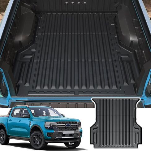 Truck Bed Mat with Raised Edge for 2023-2024 Chevy Colorado/GMC Canyon 5 FT Accessories, All Weather TPE Thickness Pickup Bed Liner(23-24 Colorado & Canyon 5FT) in Saudi Arabia