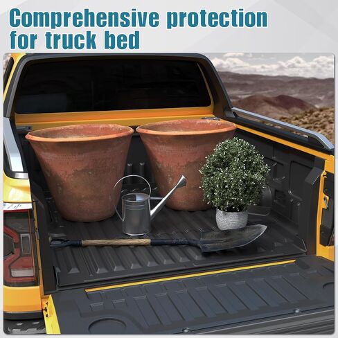 Truck Bed Mat with Raised Edge for 2023-2024 Chevy Colorado/GMC Canyon 5 FT Accessories, All Weather TPE Thickness Pickup Bed Liner(23-24 Colorado & Canyon 5FT) in Saudi Arabia
