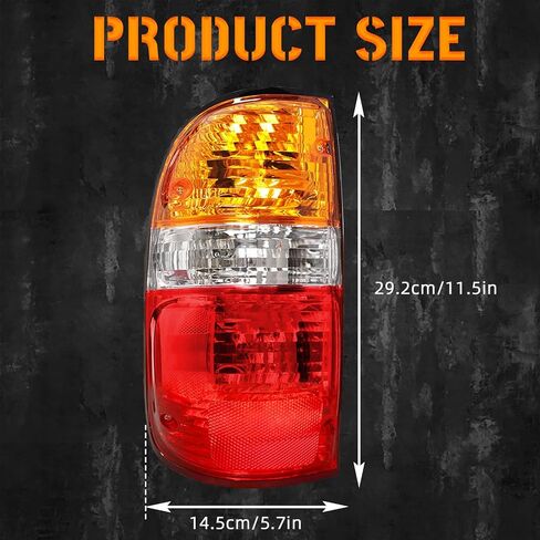 ضوء خلفي متوافق مع جانب الركاب 2001 2002 2003 2004 Toyota Tacoma (يمين) in Kuwait