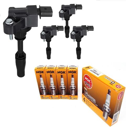 Ignition Coil Pack UF603 & NGK Spark Plug Set of 6 Replacement For Honda Odyssey Accord Crosstour Pilot Ridgeline Acura TL RL TSX 3.5 V6 2008 2009 2010 2011 2012 2013 2014 2015 2016 2017 in Saudi Arabia
