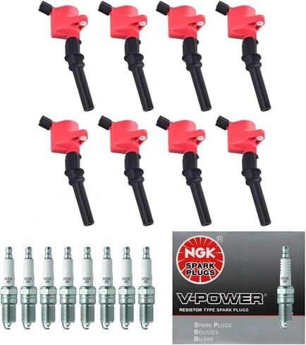 Ignition Coil Pack UF603 & NGK Spark Plug Set of 6 Replacement For Honda Odyssey Accord Crosstour Pilot Ridgeline Acura TL RL TSX 3.5 V6 2008 2009 2010 2011 2012 2013 2014 2015 2016 2017 in Saudi Arabia