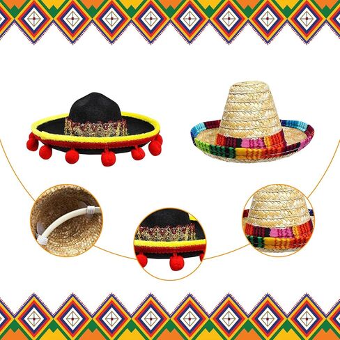 4 قطع من قماش سينكو دي مايو المكسيكي سيراب بونشو فييستا وعصابات رأس سمبريرو المكسيكية زي سينكو دي مايو زي سينكو دي مايو زي فييستا بونشو in Kuwait
