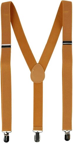 CTM® Men's Solid Fashion Color Bow Tie and Suspender Set in Saudi Arabia