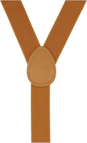 CTM® Men's Solid Fashion Color Bow Tie and Suspender Set in Saudi Arabia