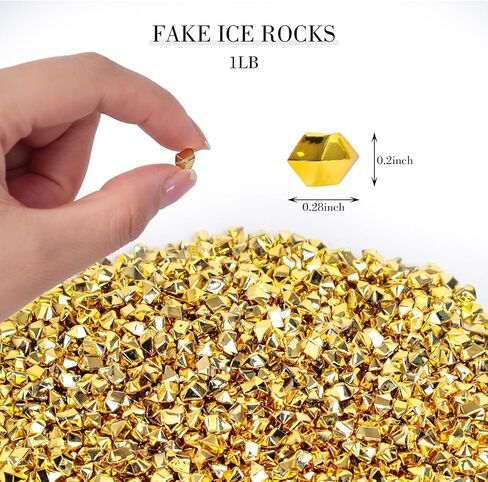 DomeStar 5000PCS Fake Ice Rocks, Mini Fake Clear and Blue Acrylic Crushed Ice Rocks for DIY Craft Wedding Vase Fillers in Saudi Arabia