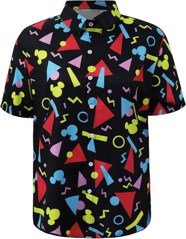 Hawaiian Shirt for Men Short Sleeve Summer Casual Button Down Vacation Tropical Shirts in Saudi Arabia