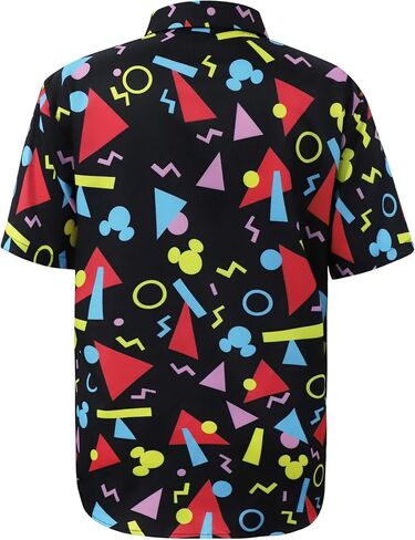 Hawaiian Shirt for Men Short Sleeve Summer Casual Button Down Vacation Tropical Shirts in Saudi Arabia