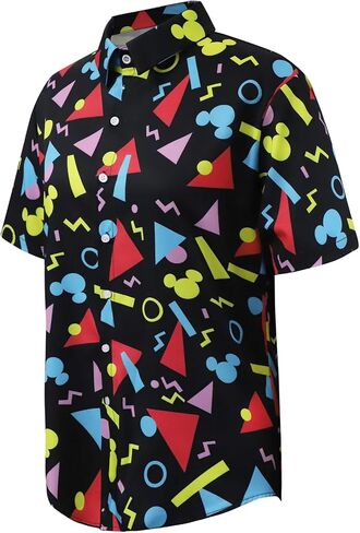 Hawaiian Shirt for Men Short Sleeve Summer Casual Button Down Vacation Tropical Shirts in Saudi Arabia