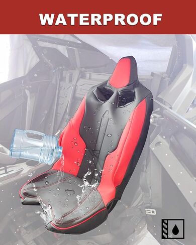 أغطية مقاعد NIXFACE PRO R/PRO R 4 تناسب Polaris RZR PRO R، PRO R 4، معيار جلد طارد للماء in Kuwait