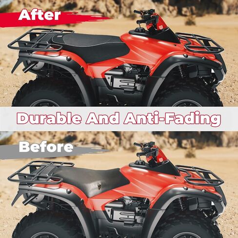 KEMIMOTO ATV Seat Cover 1680D Oxford Cloth, 4 Wheeler Seat Cover Compatible with Polaris Sportsman Fourtrax Can-Am Kawasaki Arctic Cat CFMOTO in Saudi Arabia