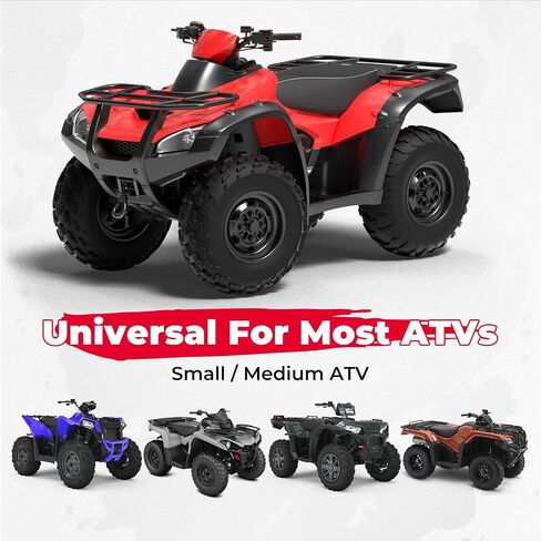 KEMIMOTO ATV Seat Cover 1680D Oxford Cloth, 4 Wheeler Seat Cover Compatible with Polaris Sportsman Fourtrax Can-Am Kawasaki Arctic Cat CFMOTO in Saudi Arabia