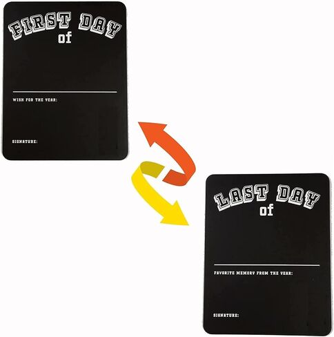 First / Last Day of School Chalkboard, 12 x 10 Inch Double Sided Back to School Sign for Kids/Girls/Boys - Preschool/ Kindergarten (one Board) in Kuwait