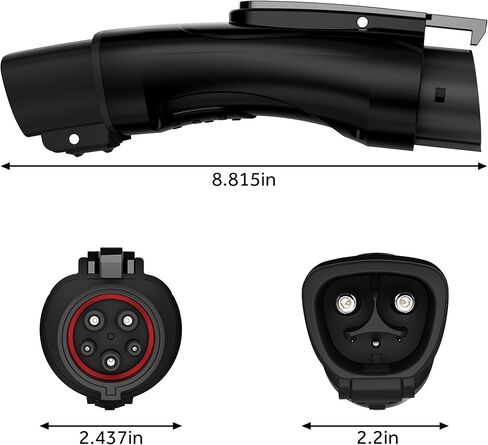 CCS Charger Adapter Compatible with Tesla Model 3,Y, S and X - for Tesla Owners Only - 250KW DC Fast Charging Applicable to All CCS1 Chargers in Kuwait