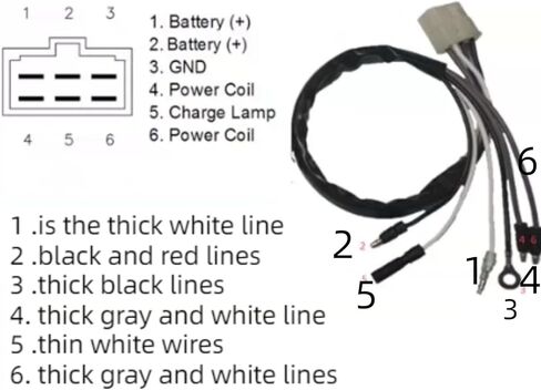 مجموعة وحدة شحن منظم المعدل مع حزام الأسلاك استبدال SH748AA 3285-Z6L-0001 31750-Z2E-803، متوافق مع محرك Honda GX270 GX440 GX620 GX630 GX660 GX670 GX690 in Kuwait