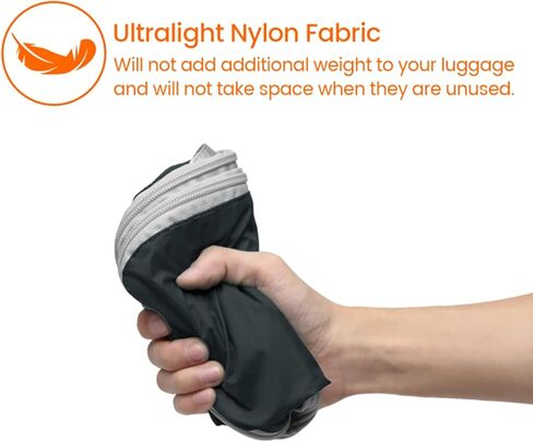 Cambond 4 Set Compression Packing Cubes White Bundle with 4 Set Compression Packing Cubes Black in Kuwait