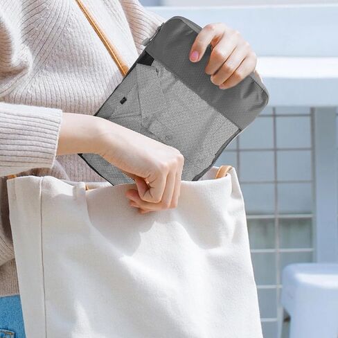 6 Set Compression Packing Cubes for Travel, Packing Cubes Organizers for Carry-on Luggage Suitcase Bags (grey) in Kuwait