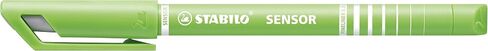 STABILO Fineliner with Cushioned F-Tip SENSOR F - Pack of 8, Assorted Colors, .3mm Fine Tip in Saudi Arabia