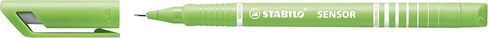 STABILO Fineliner with Cushioned F-Tip SENSOR F - Pack of 8, Assorted Colors, .3mm Fine Tip in Saudi Arabia