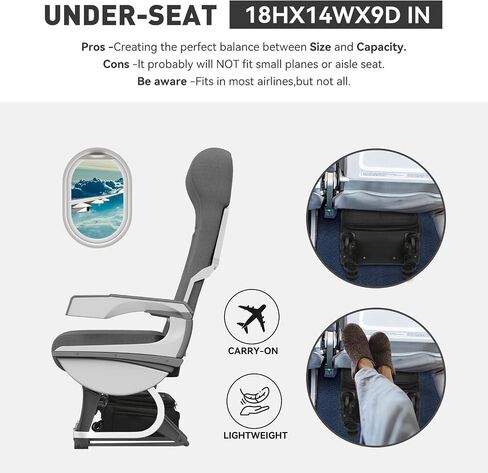 Underseat Carry on Luggage With Wheels Soft side Lightweight Business Travel Small Carry On Suitcases Bag with TSA lock for Airlines,Men and Women, Pilots and Crew,Jet Black in Saudi Arabia