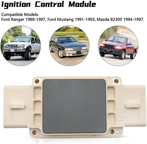 LX230 Ignition Control Module Fit for Ford Ranger 1989-1997 Mustang 1991-1993 Mazda B2300 1994-1997 Replace 1U2Z12A297AA 81SF12297FB in Saudi Arabia