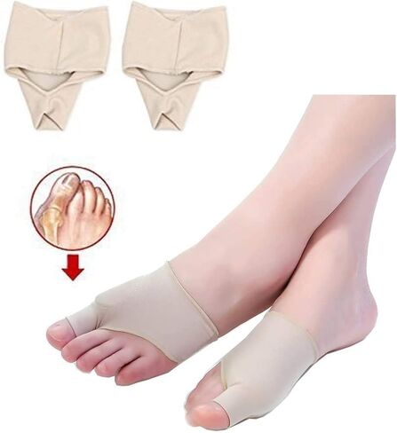 Bunion Corrector and Bunion Relief Sleeve with Gel Relief Pads, 2 Pair Orthopedic Bunion Corrector Brace Protector Bootie Toe Separator for Men Women Hallux Valgus at Day (2 Pair Bunion Corrector) in Saudi Arabia
