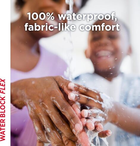 وسادات لاصقة كبيرة الحجم من العلامة التجارية Band-Aid، وسادات ضمادة مقاومة للماء بنسبة 100% للعناية بالجروح البسيطة والخدوش والجروح، تصميم فائق المرونة، معقمة، كبيرة، 6 قيراط in Kuwait