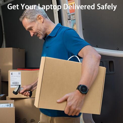 Laptop Shipping Box for up to 17 Inches, Laptop Boxes for Packaging Small Business, Mailer Corrugated Cardboard Boxes with Foam in Saudi Arabia