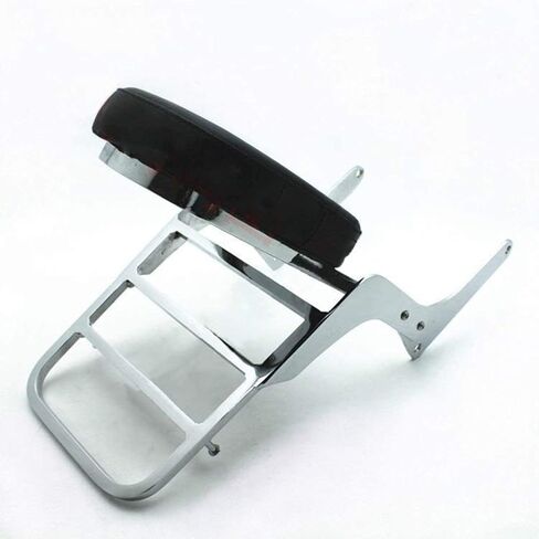 Motorcycle Rear Seat BackRest Sissy Bar Back Rest Compatible For Honda Rebel CA250 CMX250 CMX (Silver) in Saudi Arabia