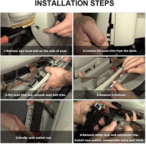 مفتاح مقعد الطاقة، 12451498 للراكب الأمامي الأيمن 8 اتجاهات للتحكم في مقعد الطاقة، مفتاح ضبط مناسب لـ 2007-2013 جي إم سي سييرا يوكون شيفروليه أفالانش سيلفرادو سوبربان بويك لاكروس كاديلاك CTS DTS in Kuwait